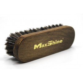 Щетка для очистки кожи с натуральной щетиной MaxShine 7022007 120x40x10 mm