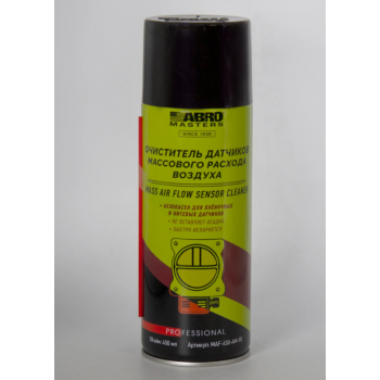 ОЧИСТИТЕЛЬ ДАТЧИКОВ МАССОВОГО РАСХОДА ВОЗДУХА 450 МЛ ABRO MASTERS