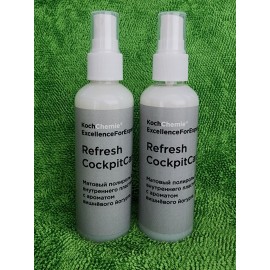 REFRESHCOCKPITCARE - Матовое молочко, антистатик с запахом вишнёвого йогурта (0,1л)