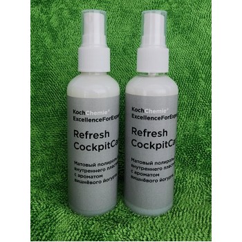 REFRESHCOCKPITCARE - Матовое молочко, антистатик с запахом вишнёвого йогурта (0,1л)
